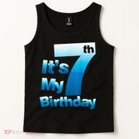 7th Birthday . It's My 7 Birthday 7 Year Old Birthday Tank Top thumb 2