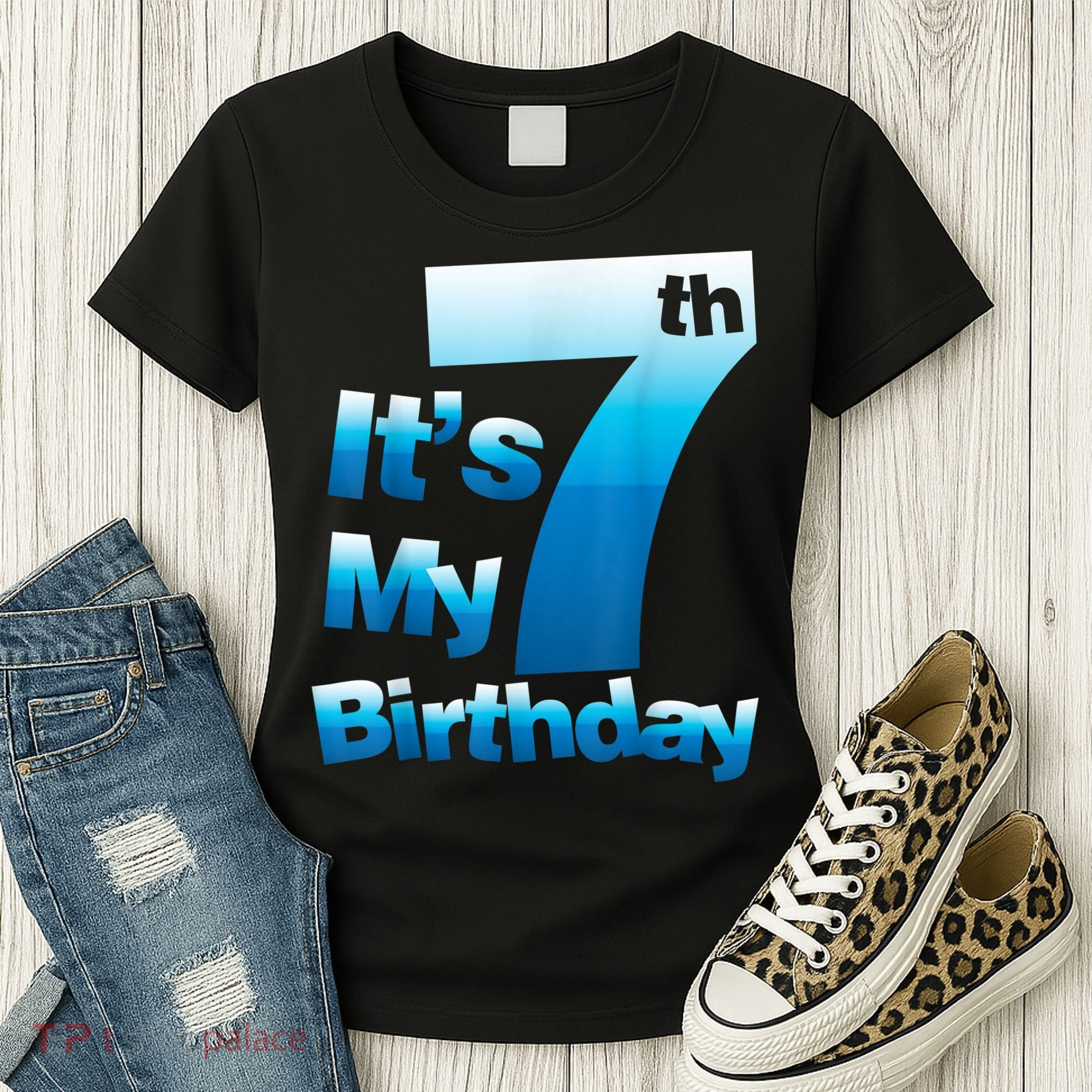 7th Birthday . It's My 7 Birthday 7 Year Old Birthday Women's T-Shirt