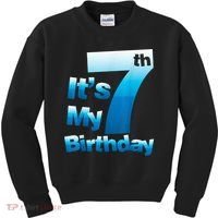 7th Birthday . It's My 7 Birthday 7 Year Old Birthday Kids Sweatshirt thumb 0
