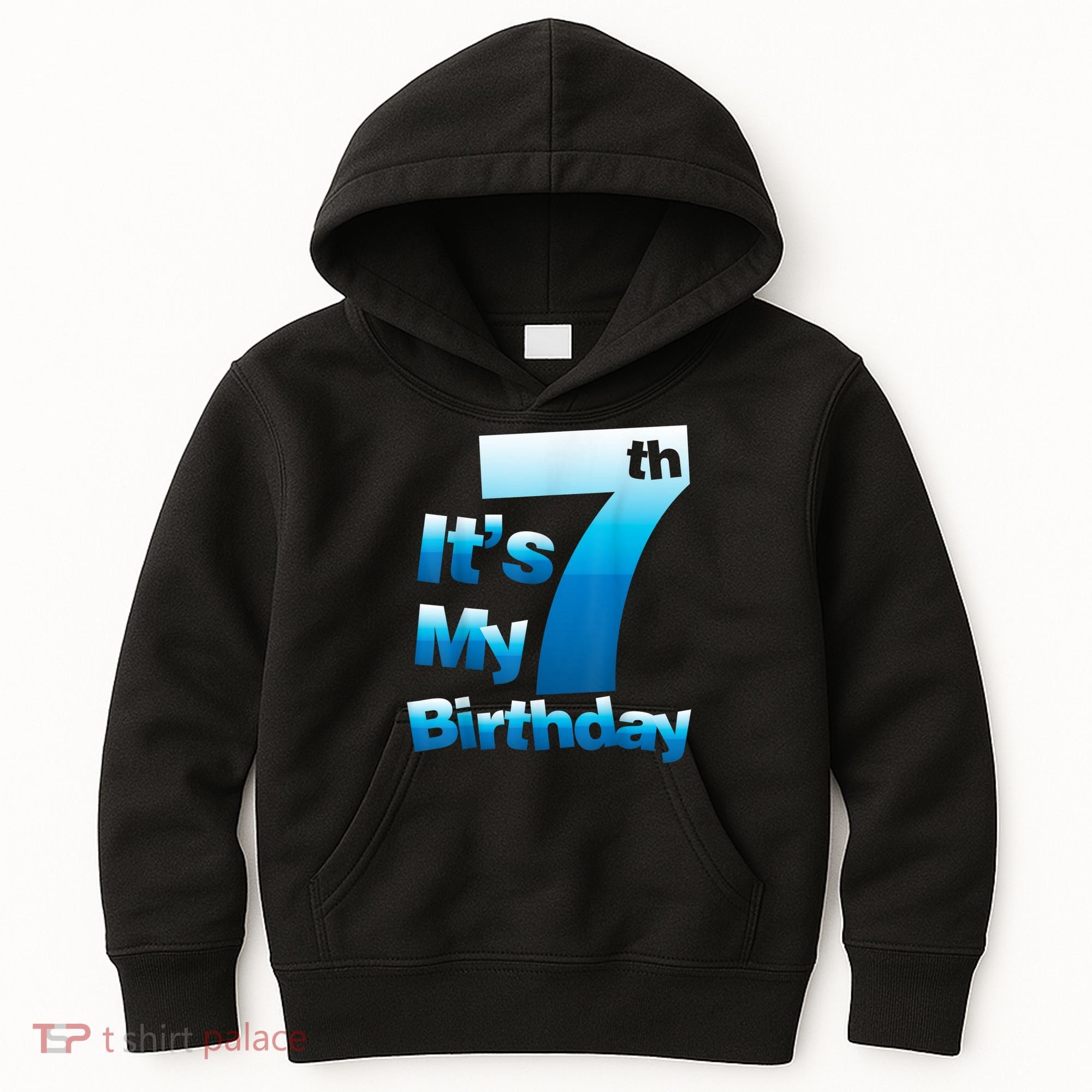 7th Birthday . It's My 7 Birthday 7 Year Old Birthday Kids Hoodie
