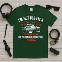 70th Birthday I'm Not Old I'm A Classic 1956 Custom Built High Performance Legendary Power T-Shirt thumb 5
