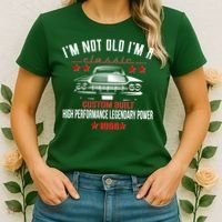 70th Birthday I'm Not Old I'm A Classic 1956 Custom Built High Performance Legendary Power Women's T-Shirt thumb 2