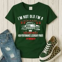 70th Birthday I'm Not Old I'm A Classic 1956 Custom Built High Performance Legendary Power Women's T-Shirt thumb 3