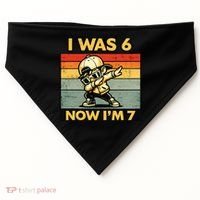 7th Birthday I Was 6 Now Im 7  USA-Made Doggie Bandana thumb 0