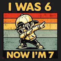 7th Birthday I Was 6 Now Im 7  Hat thumb 2