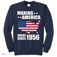 70th Birthday Making American Great Since 1956 Sweatshirt thumb 0