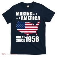 70th Birthday Making American Great Since 1956 T-Shirt thumb 0