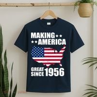 70th Birthday Making American Great Since 1956 T-Shirt thumb 2