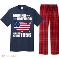 70th Birthday Making American Great Since 1956 Pajama Set thumb 0