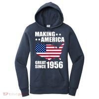 70th Birthday Making American Great Since 1956 Women's Hoodie thumb 0