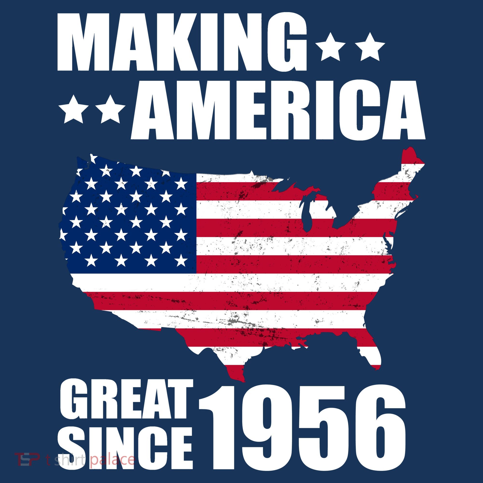 70th Birthday Making American Great Since 1956 Women's Tank Top