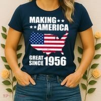 70th Birthday Making American Great Since 1956 Women's T-Shirt thumb 2