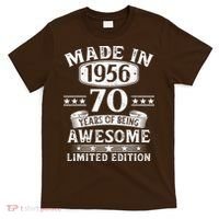 70th Birthday Made In 1956 70 Years Of Being Awesome Limited Edition T-Shirt thumb 0