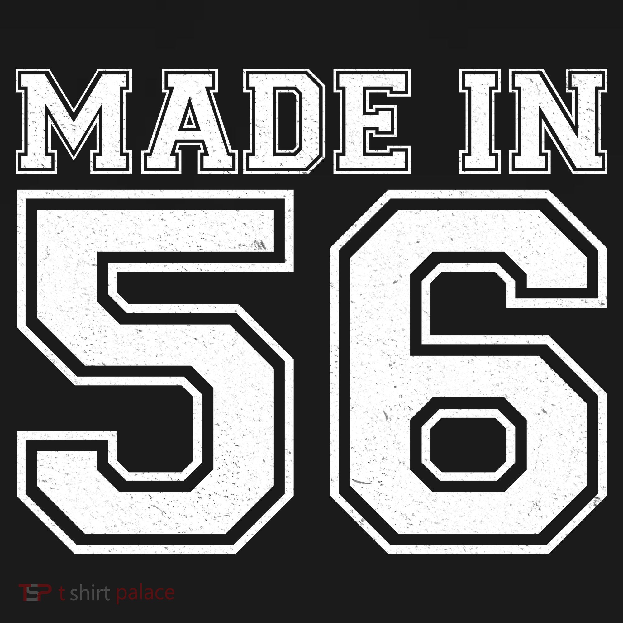 70 Birthday Made In 1956 Sports Jersey Women's Hoodie