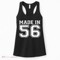 70 Birthday Made In 1956 Sports Jersey Women's Tank Top thumb 0