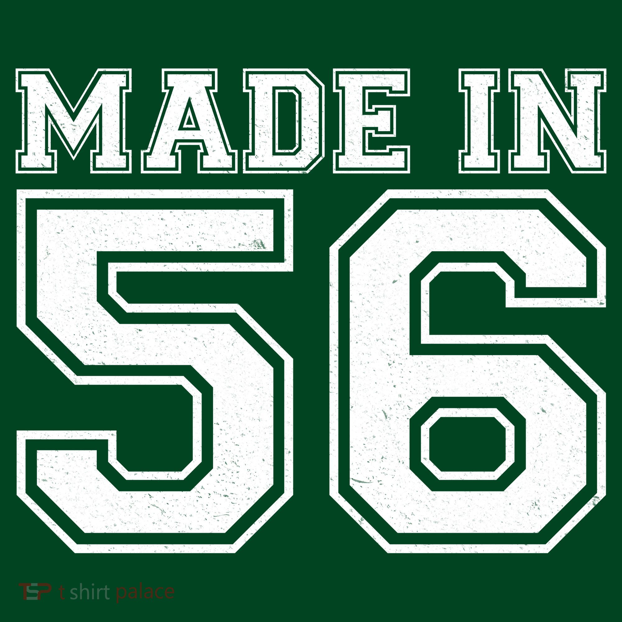 70 Birthday Made In 1956 Sports Jersey Sweatshirt
