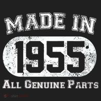 70th Birthday Made In 1955 All Genuine Parts Beanie thumb 2