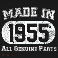 70th Birthday Made In 1955 All Genuine Parts Women's Hoodie thumb 2