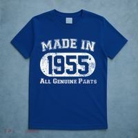 70th Birthday Made In 1955 All Genuine Parts T-Shirt thumb 5