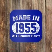 70th Birthday Made In 1955 All Genuine Parts Coaster thumb 0