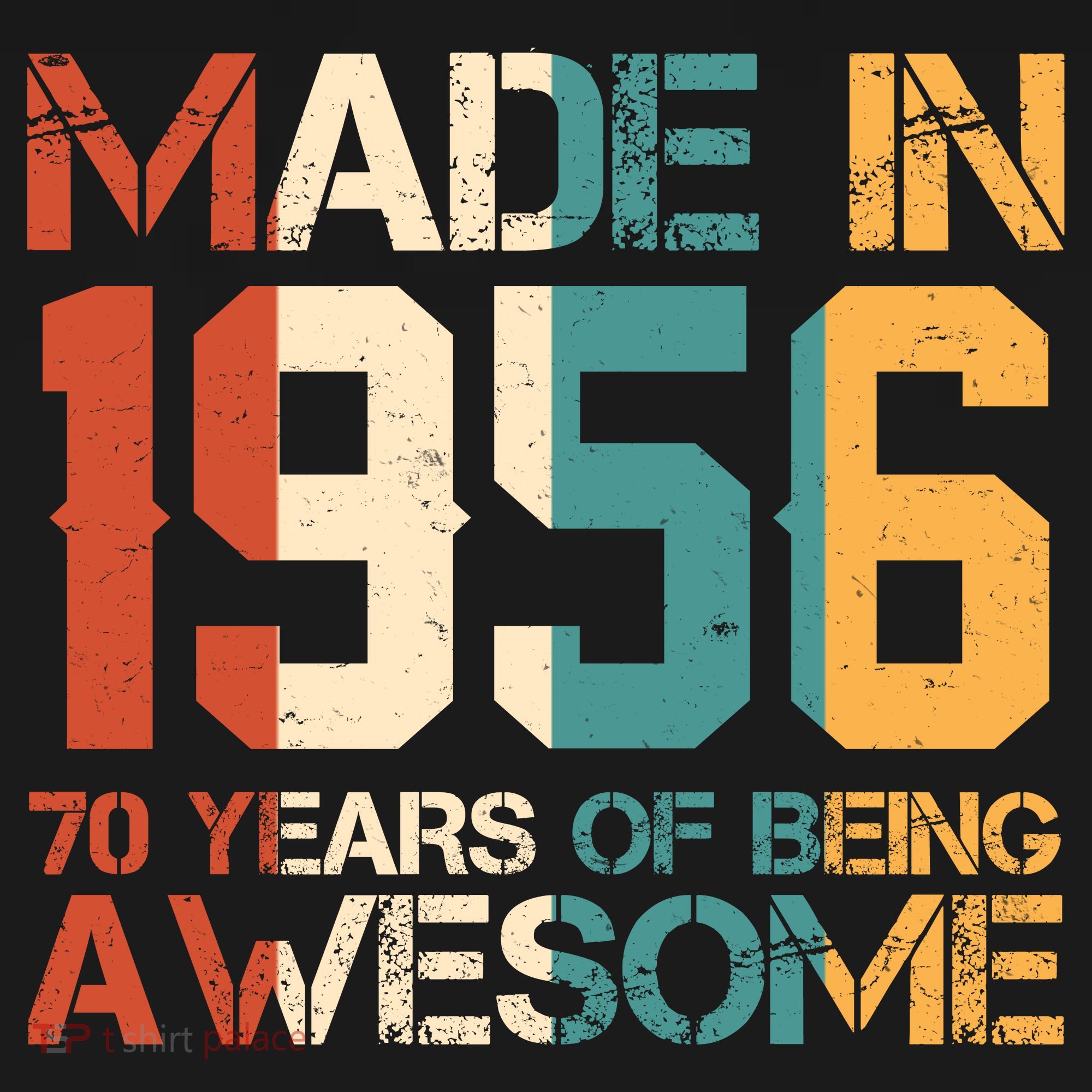 70th Birthday Made In 1956 70 Years Of Being Awesome Women's Hoodie