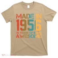70th Birthday Made In 1956 70 Years Of Being Awesome T-Shirt thumb 0