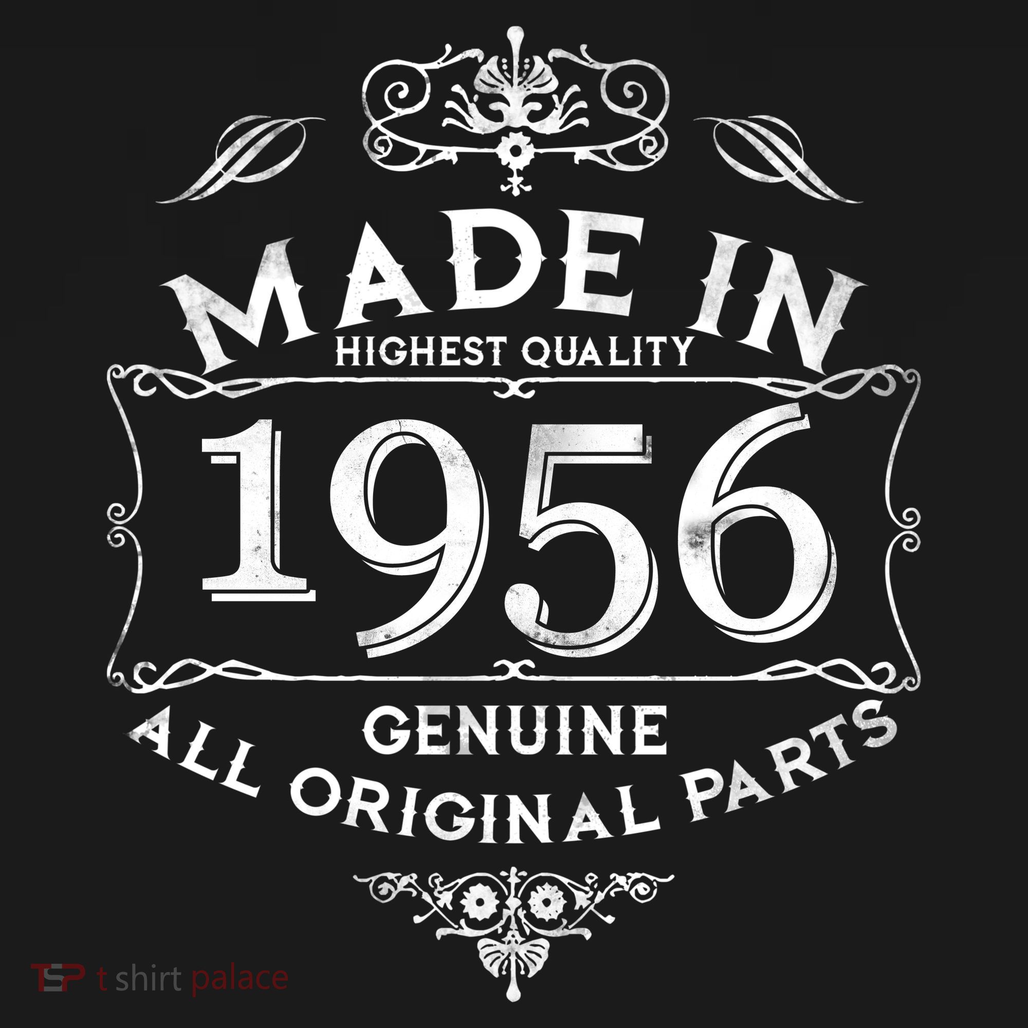 70th Birthday Made In 1956 Highest Quality Genuine All Original Parts Women's Hoodie