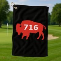 716 Buffalo Ny Golf Towel thumb 1