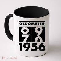 70th Birthday Oldometer 1956 Coffee Mug thumb 0