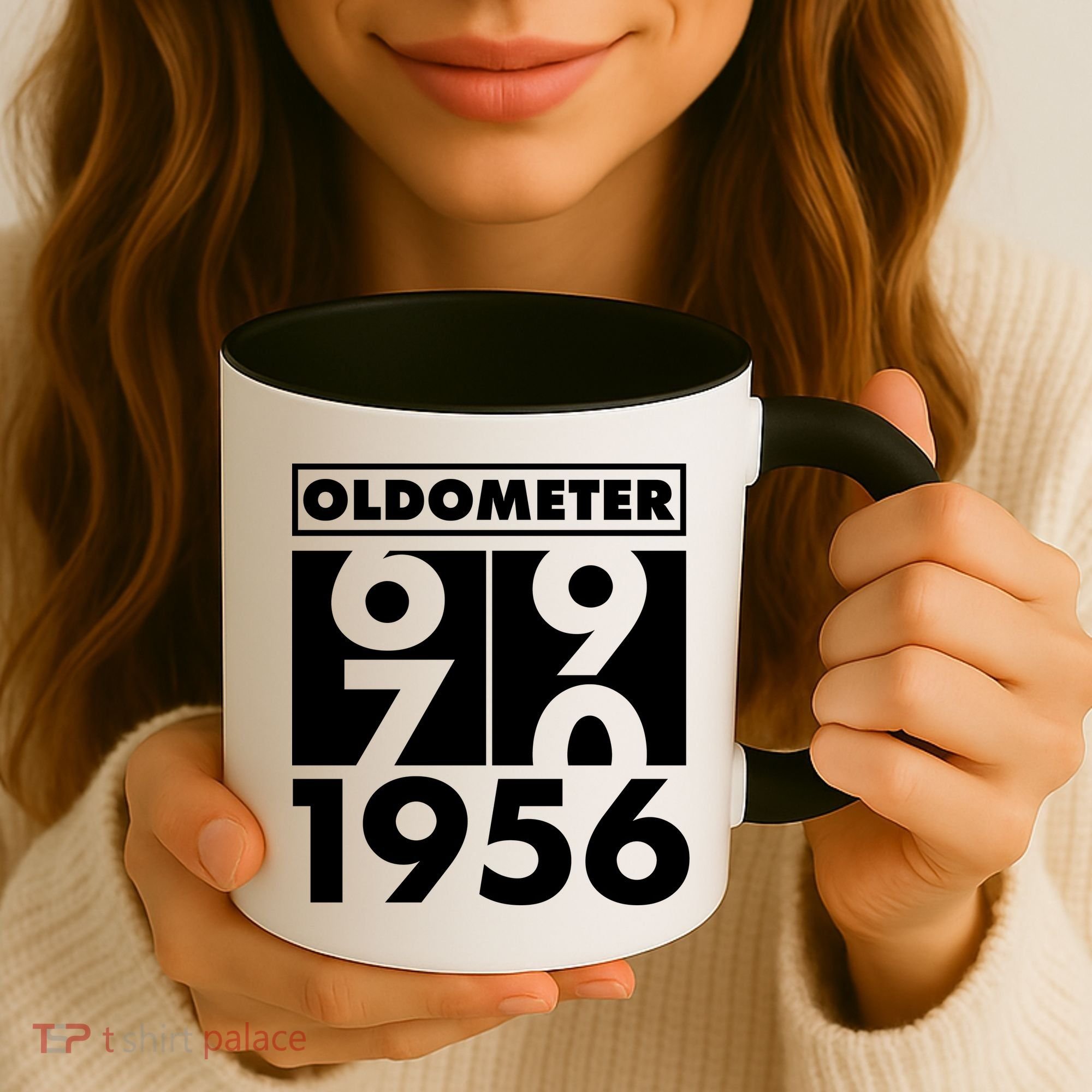 70th Birthday Oldometer 1956 Coffee Mug