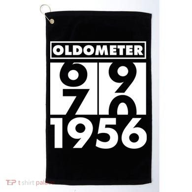 70th Birthday Oldometer 1956 Golf Towel