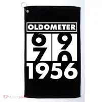 70th Birthday Oldometer 1956 Golf Towel thumb 0