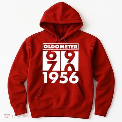 70th Birthday Oldometer 1956 Hoodie