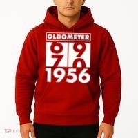 70th Birthday Oldometer 1956 Hoodie thumb 2