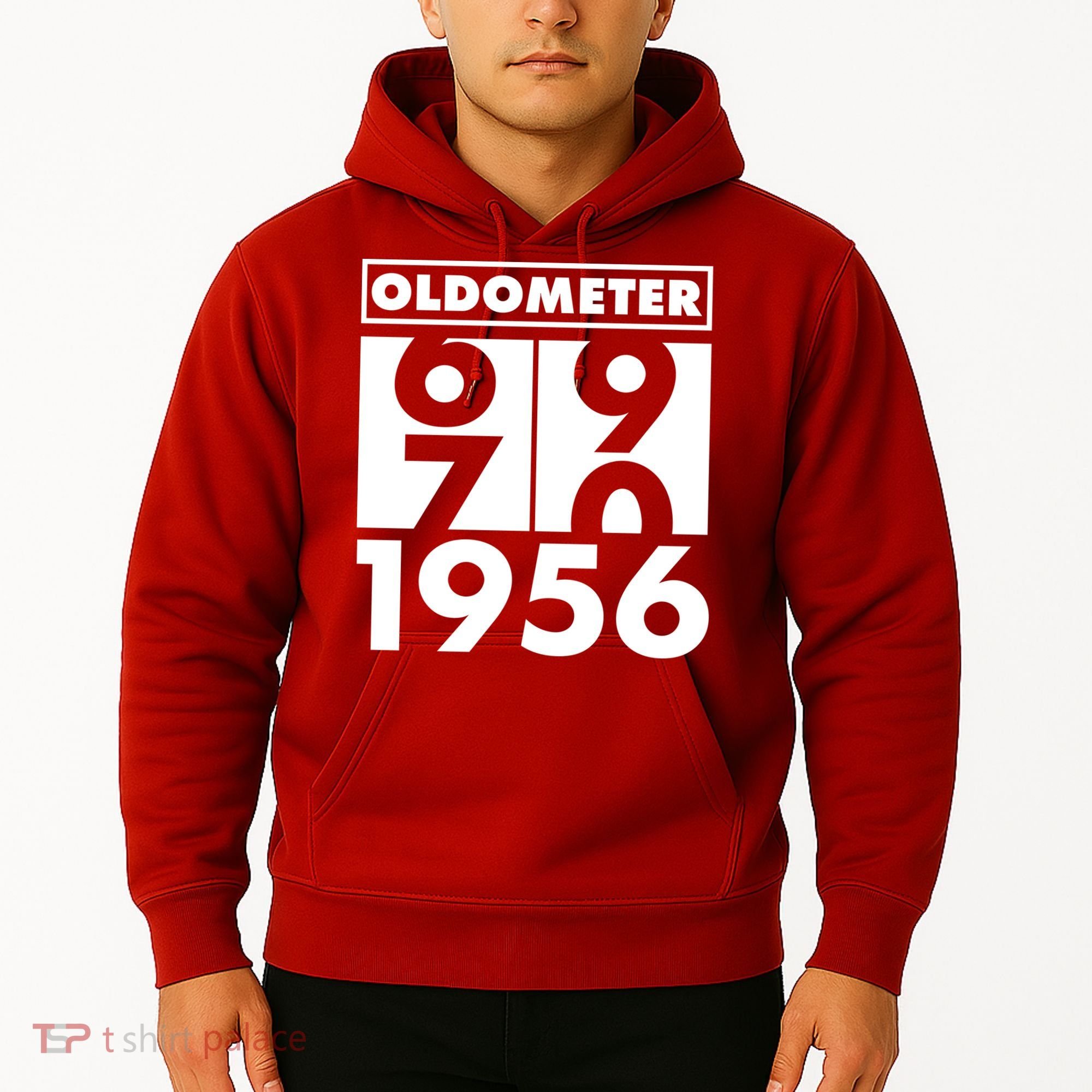 70th Birthday Oldometer 1956 Hoodie