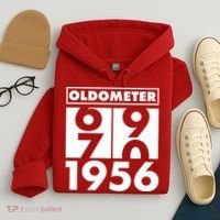 70th Birthday Oldometer 1956 Hoodie thumb 4