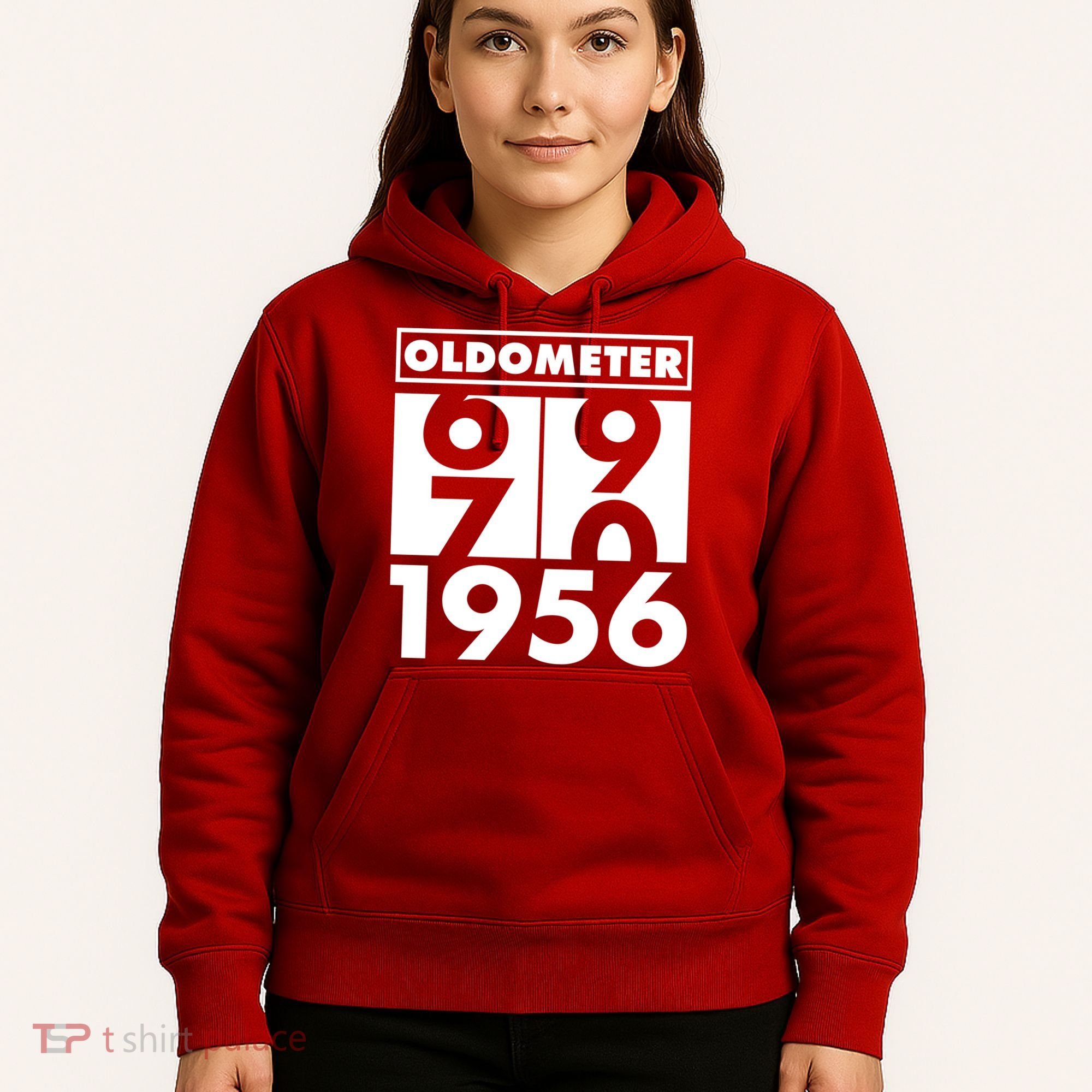 70th Birthday Oldometer 1956 Hoodie