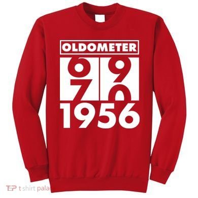 70th Birthday Oldometer 1956 Sweatshirt