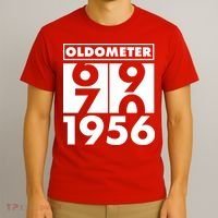 70th Birthday Oldometer 1956 T-Shirt thumb 3