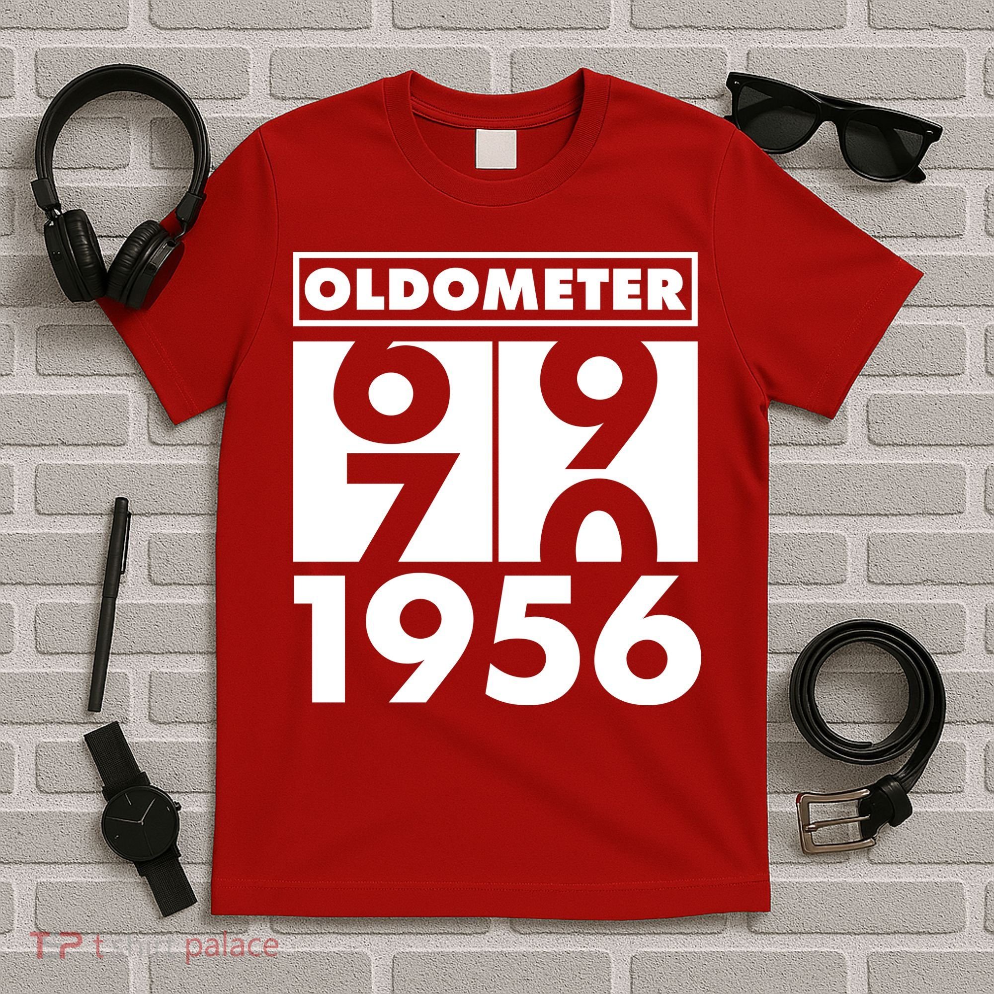 70th Birthday Oldometer 1956 T-Shirt