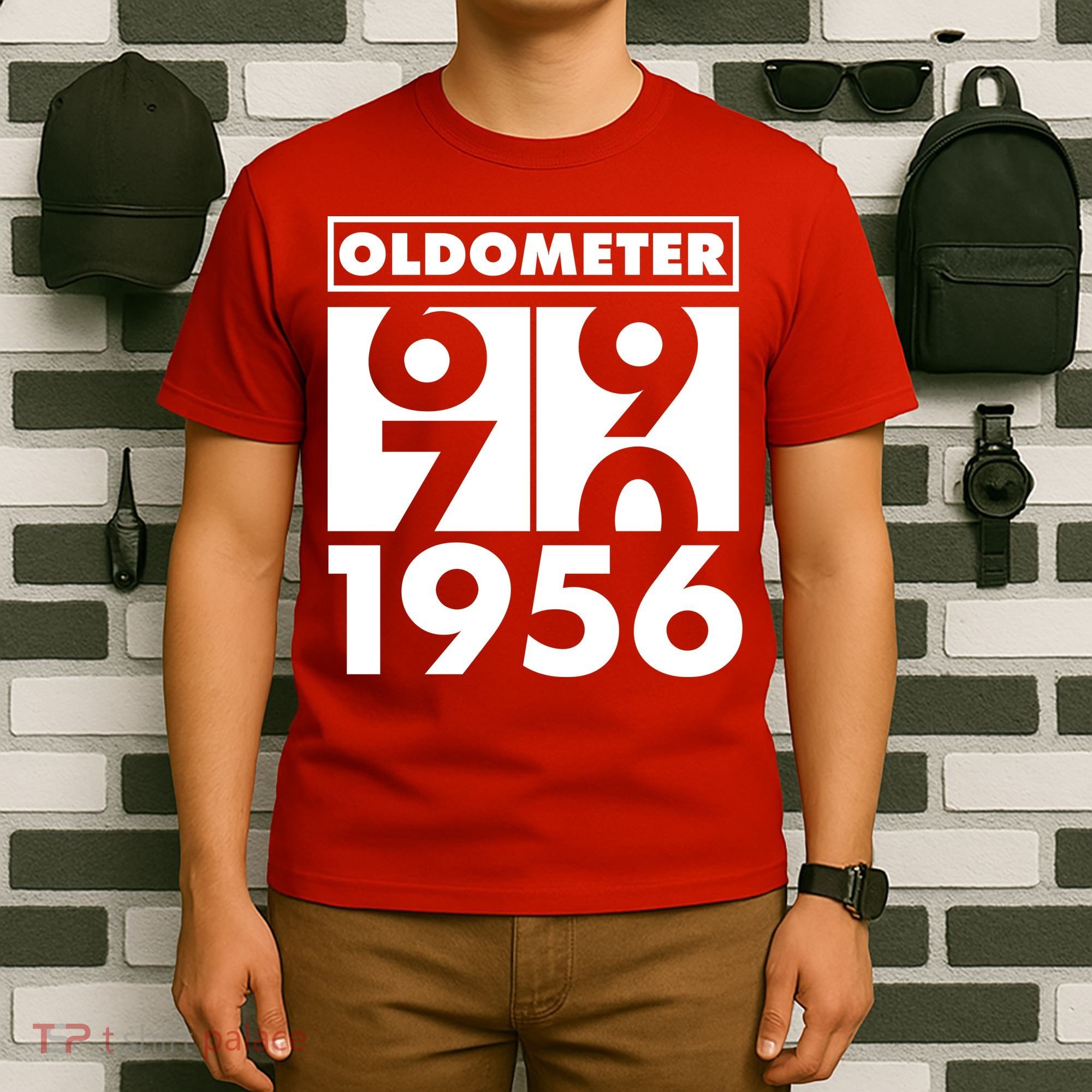 70th Birthday Oldometer 1956 T-Shirt