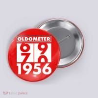 70th Birthday Oldometer 1956 Button thumb 0