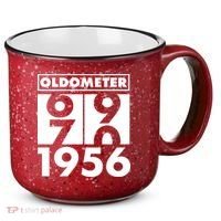 70th Birthday Oldometer 1956 15oz Campfire Ceramic Mug thumb 0