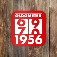 70th Birthday Oldometer 1956 Coaster thumb 0