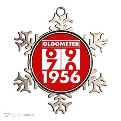 70th Birthday Oldometer 1956 Ornament