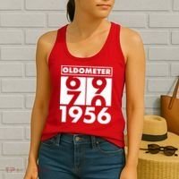 70th Birthday Oldometer 1956 Women's Tank Top thumb 2