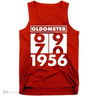 70th Birthday Oldometer 1956 Tank Top