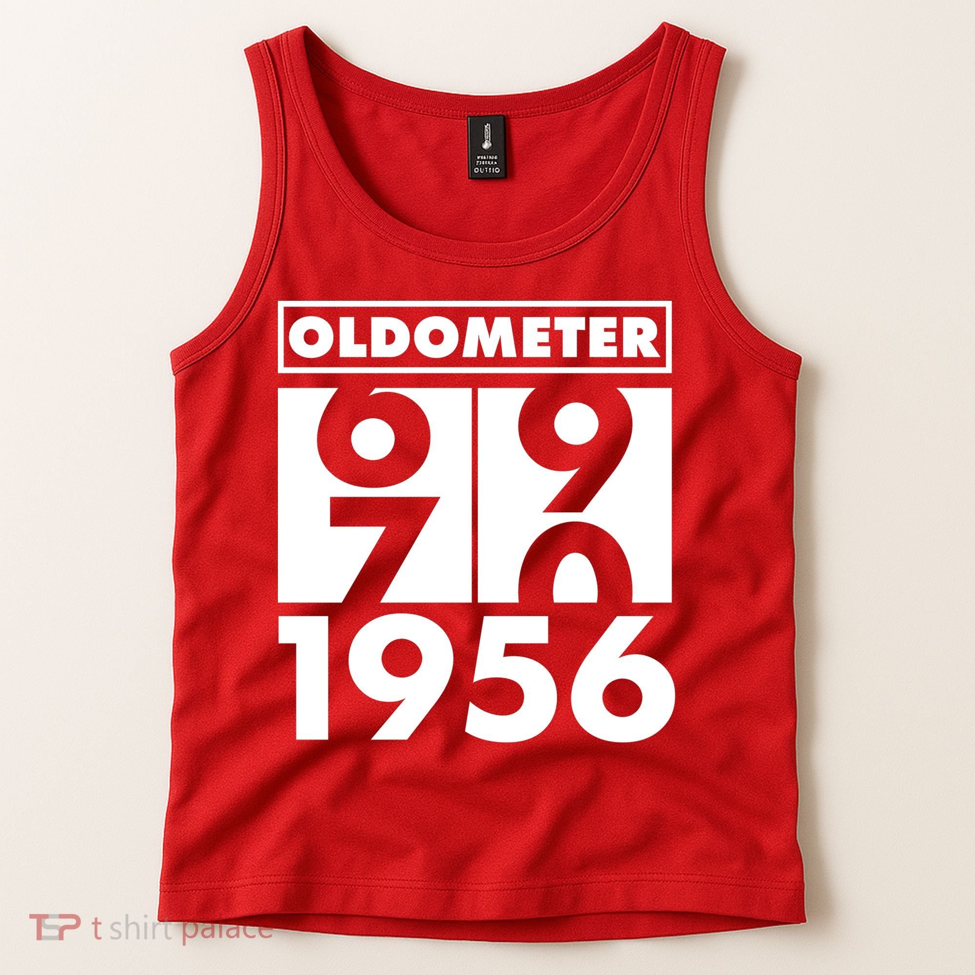 70th Birthday Oldometer 1956 Tank Top