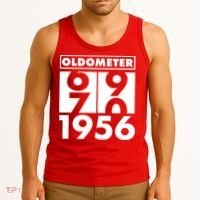 70th Birthday Oldometer 1956 Tank Top thumb 3