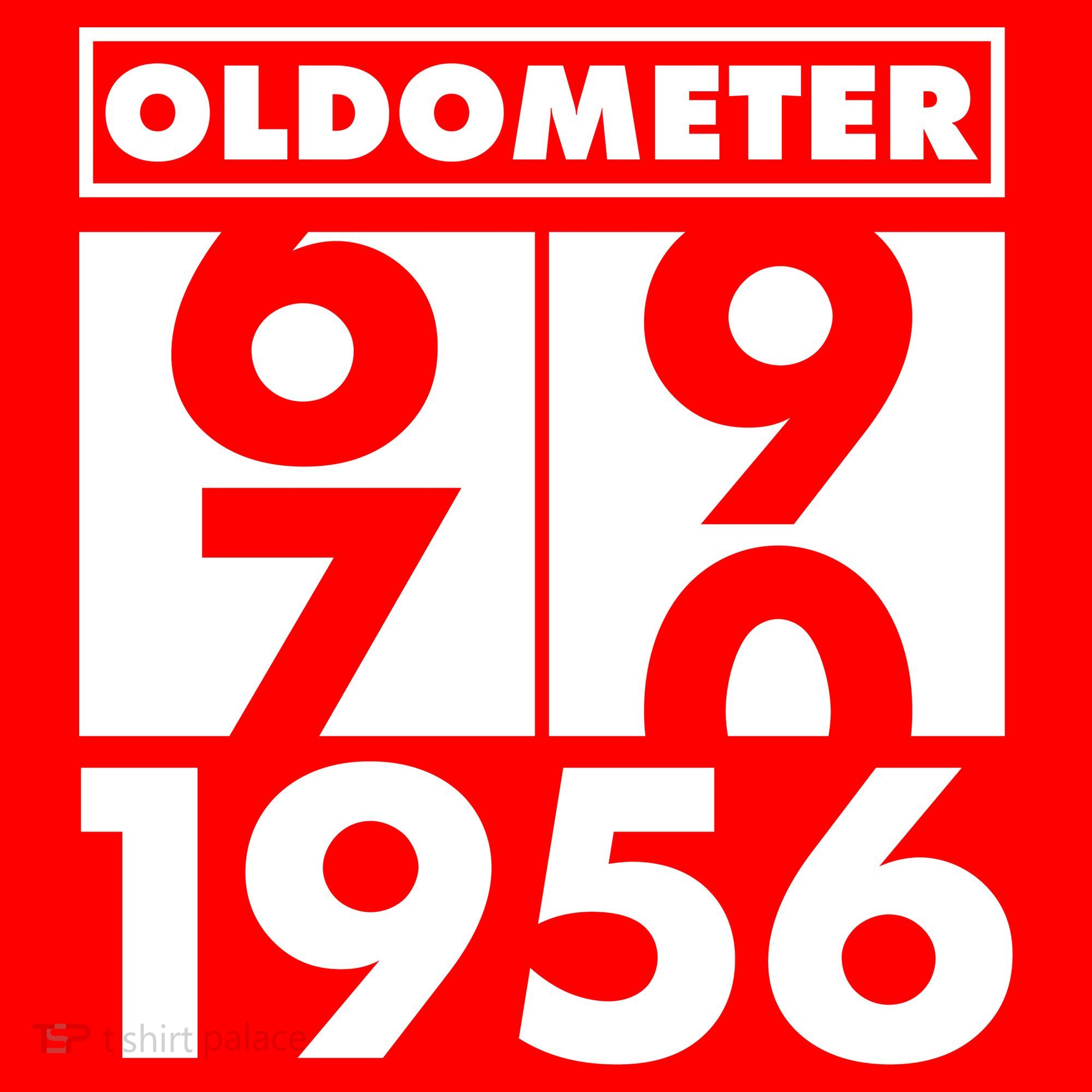 70th Birthday Oldometer 1956 Tank Top